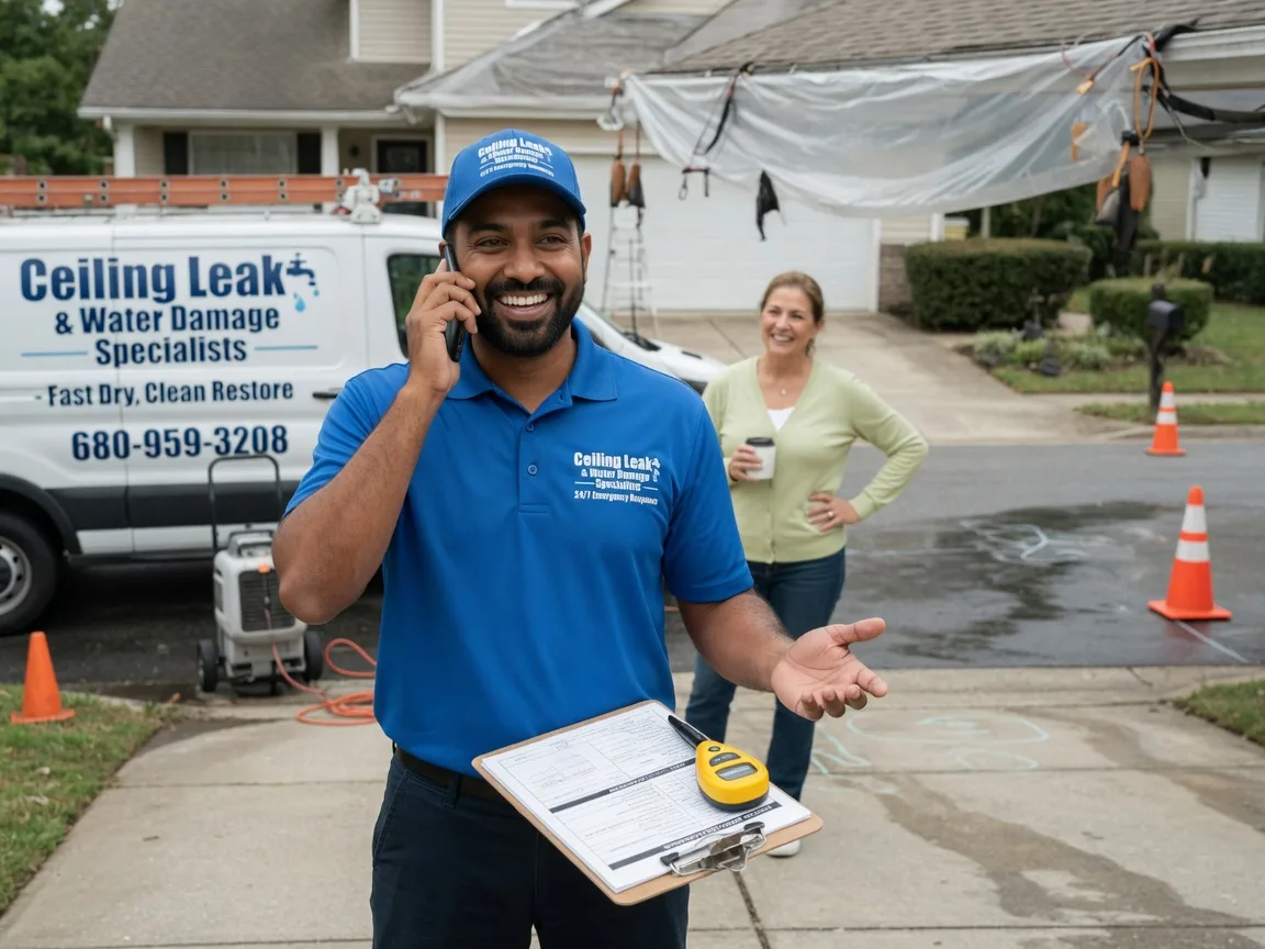 Ceiling Leak Cleanup Griggsville, IL FAQs